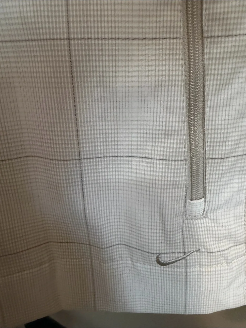 Women’s Nike Golf Fit Dry Plaid Full-Zip Jacket Windbreaker